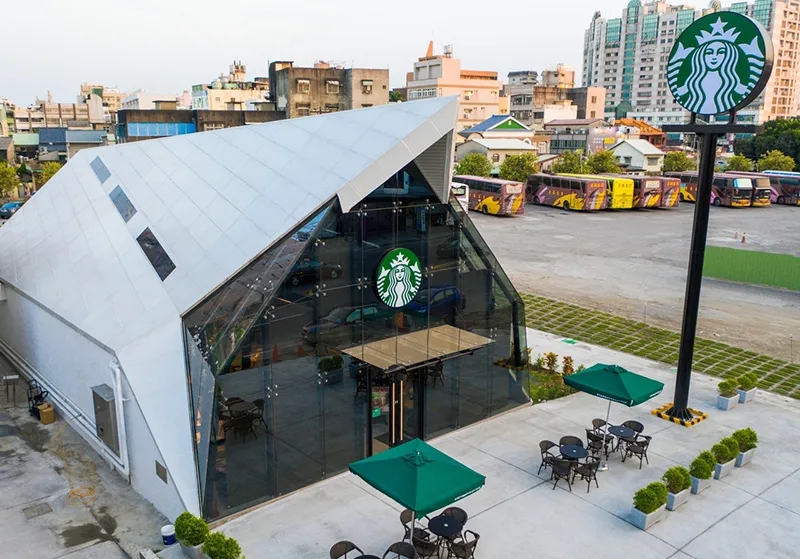 西贝深圳餐饮空间设计星巴克台湾北港开新店